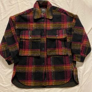 Plaid shacket